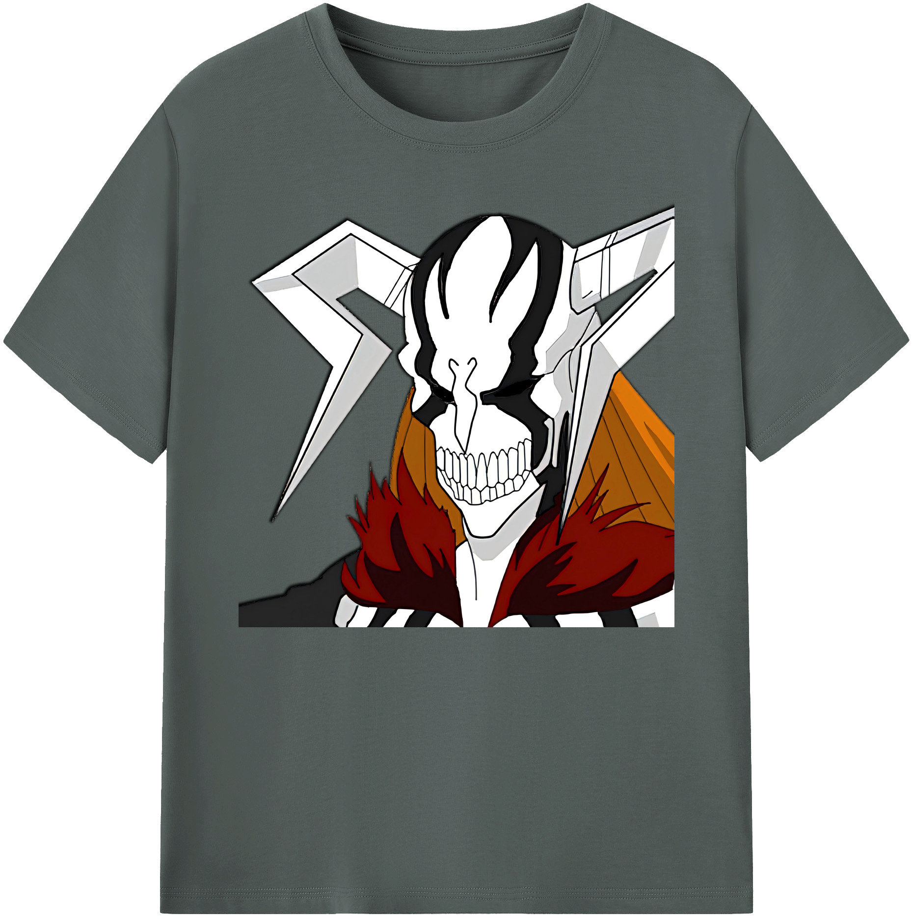 （画像用） ブリーチ 黒崎一護（くろさき いちご）BLEACH Kurosaki Ichigo 綿100％ メンズ半袖Tシャツ｜肌触りやわらか＆通気性